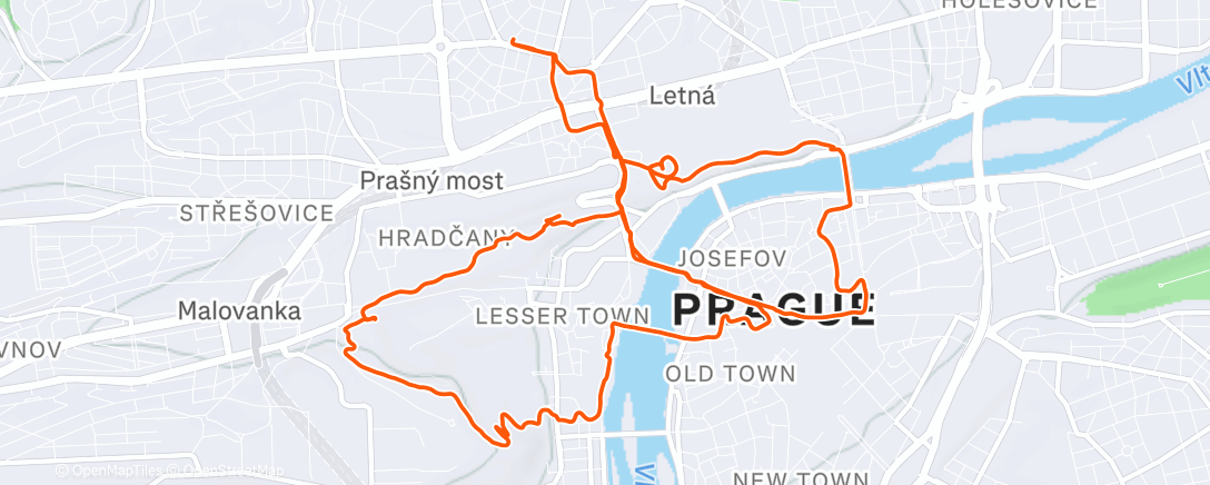 Map of the activity, Vánoční