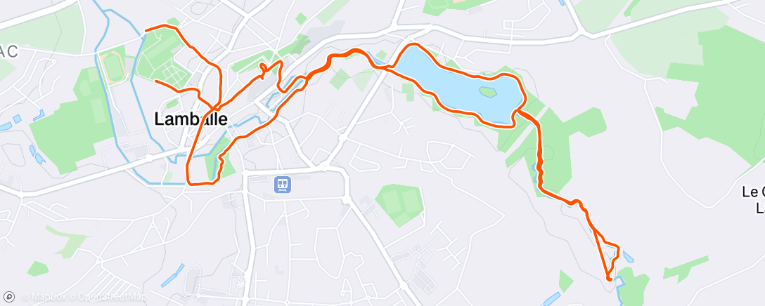 Map of the activity, Marché couru avec mon loulou et sa fillancée ❤️