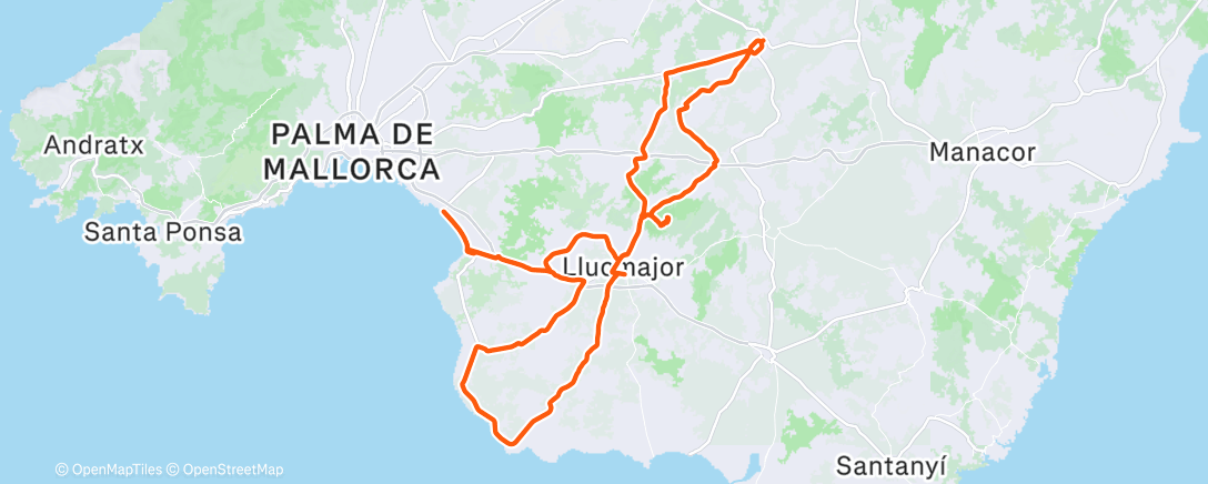 Map of the activity, Morgenausfahrt