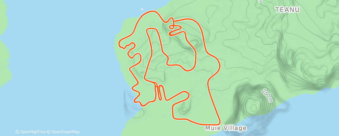 Map of the activity, Zwift - FatMax 4 x 20min on Figure 8 in Watopia