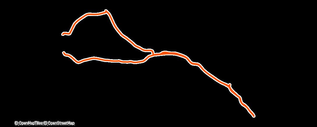 Map of the activity, Afternoon Gravel Ride