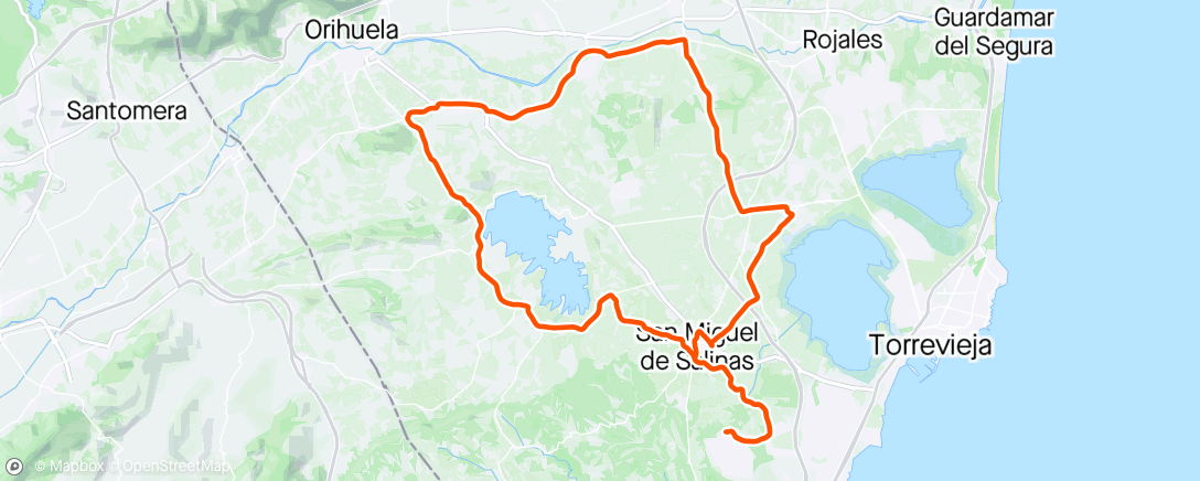 Mapa da atividade, Morning Ride - solo