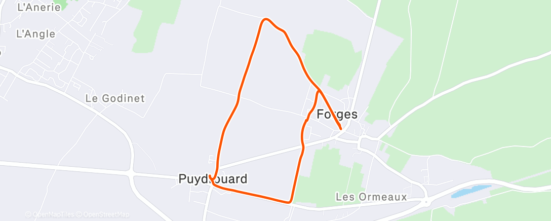 Map of the activity, Déposer les invitations d’anniversaire dans les boites au lettres 🥰🥰