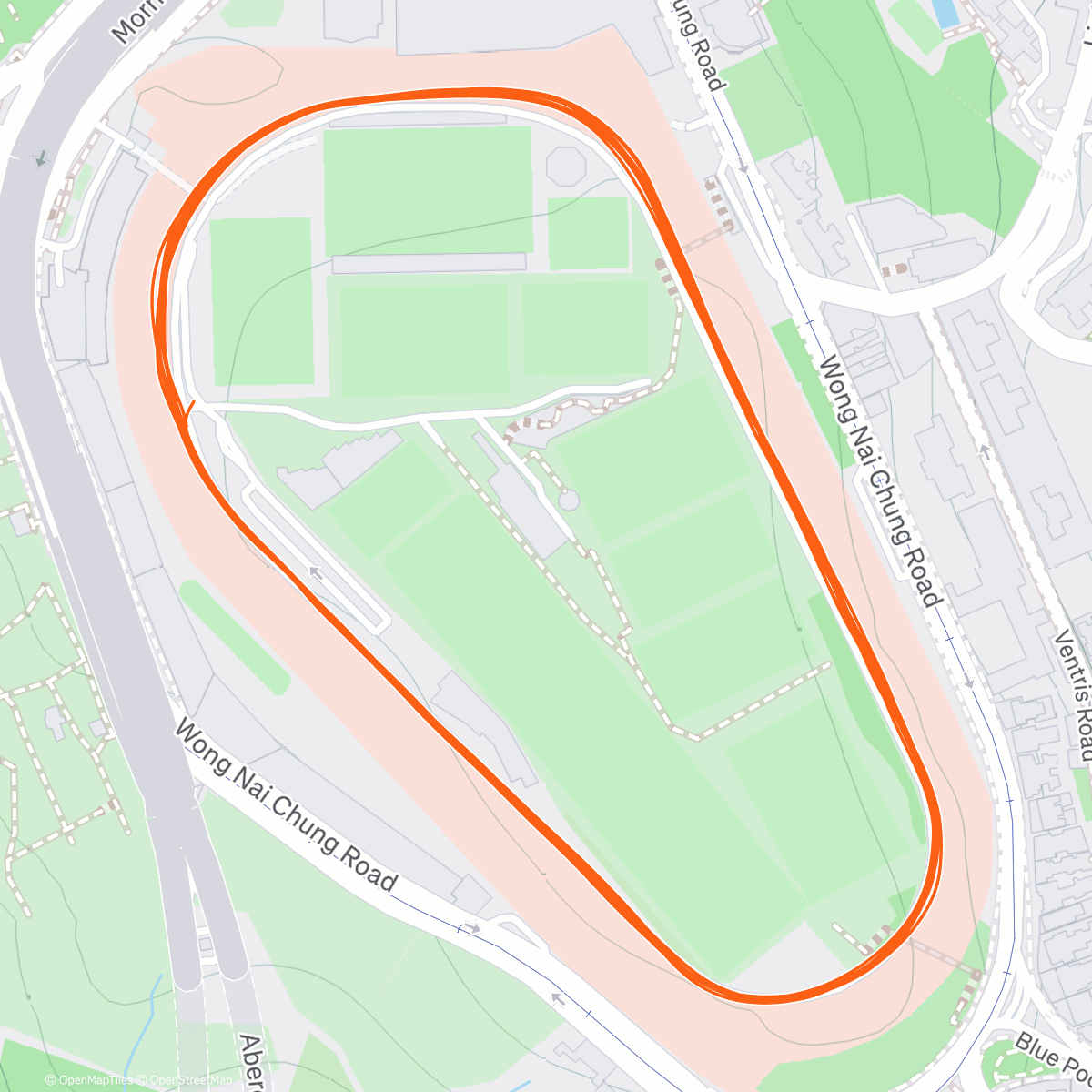 Карта физической активности (Tempo 10K)