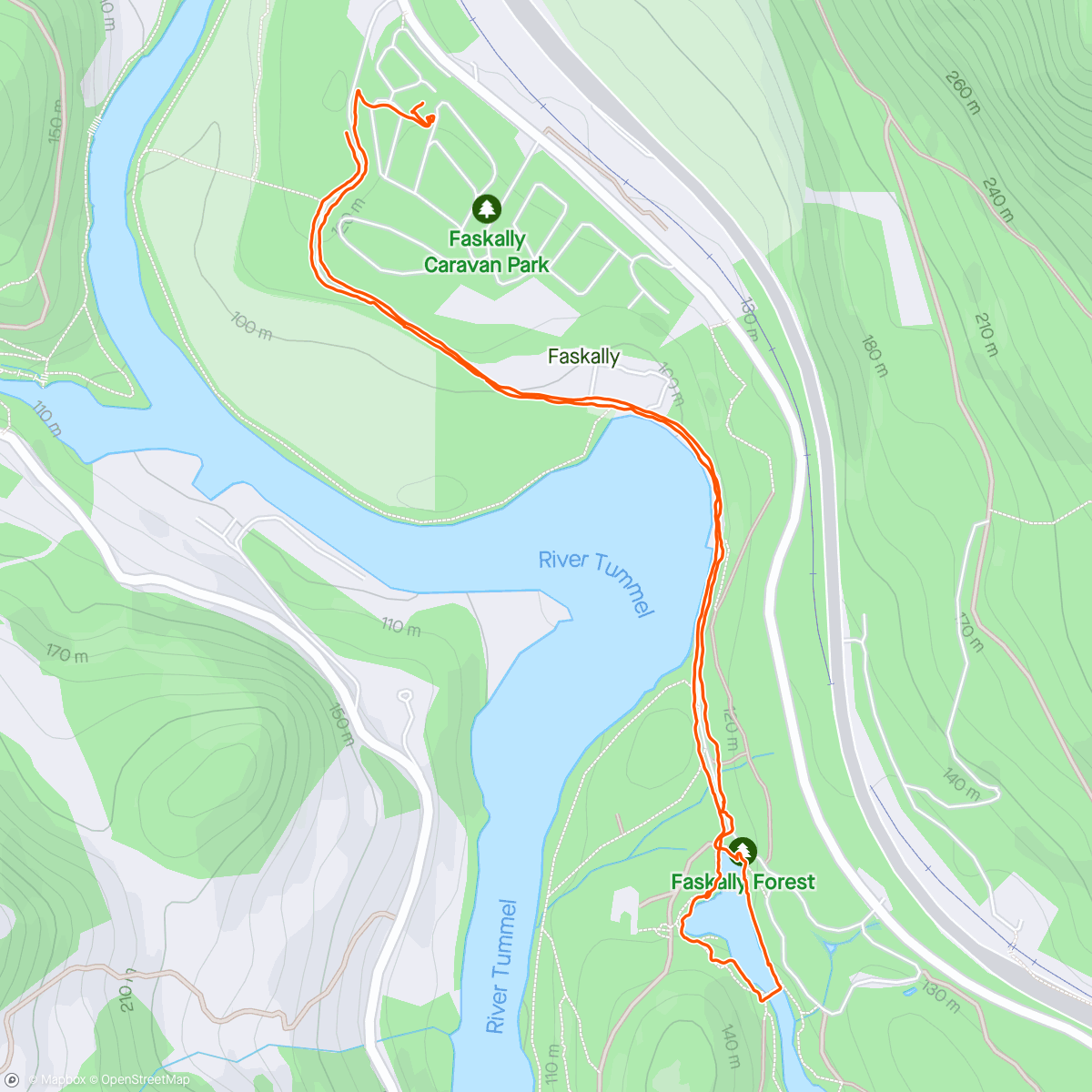 Karte der Aktivität „Lunch Walk”