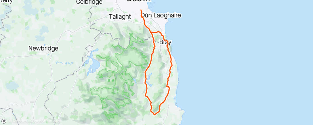 Mapa da atividade, GW said “we’ll drop you if you go too fast“. Never saw them again after Kilternan.  🤣🤣