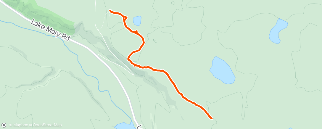 Map of the activity, Anderson Mesa Hike