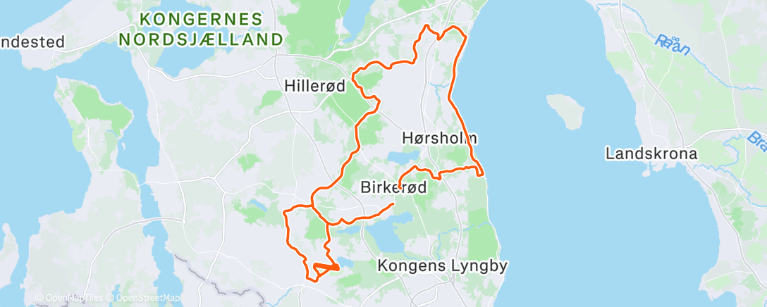 Map of the activity, Vo2 touch 🤪