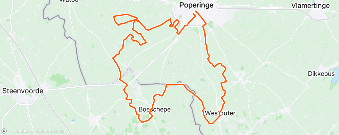 Map of the activity, MTB prosp