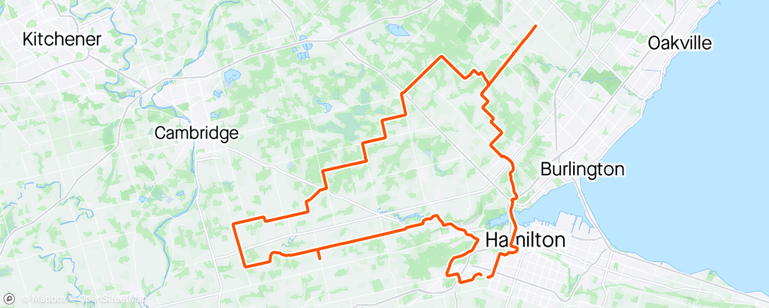 Map of the activity, Weekend miles has returned