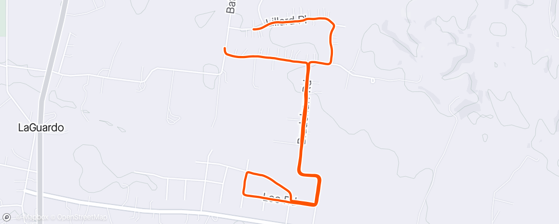 Map of the activity, The Last Long One Before the Race