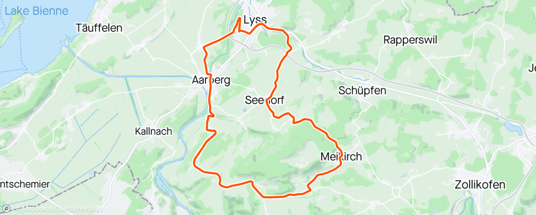 活动地图，Berner Rundfahrt P6