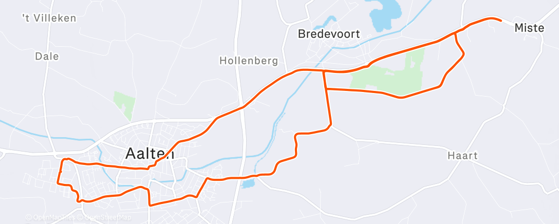 Map of the activity, Namiddagrit