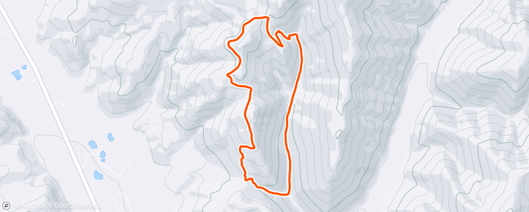 Map of the activity, Taylor Canyon