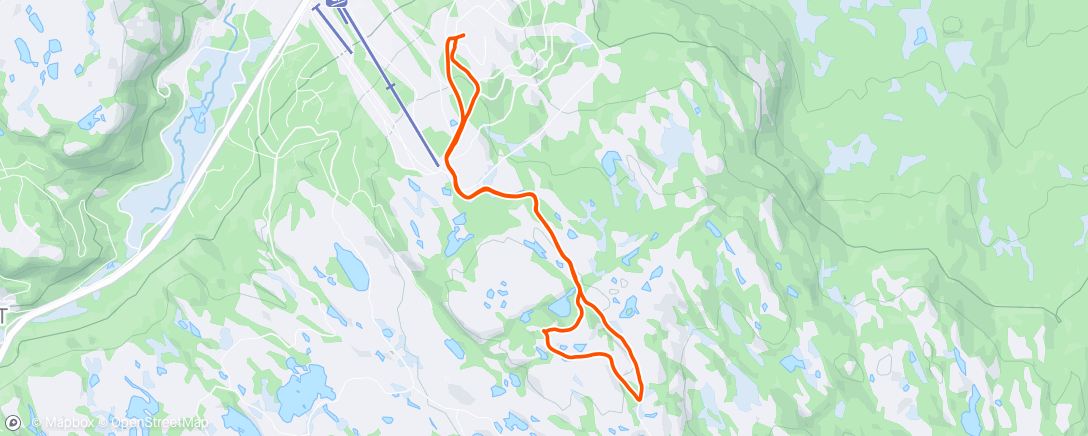 Map of the activity, Skitest
