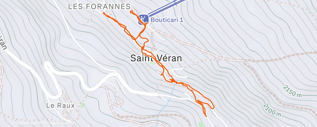 Map of the activity, Balade apéritive