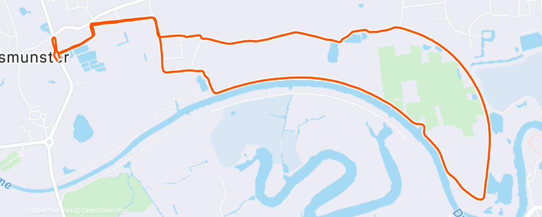 Map of the activity, Sombeekse Meersen