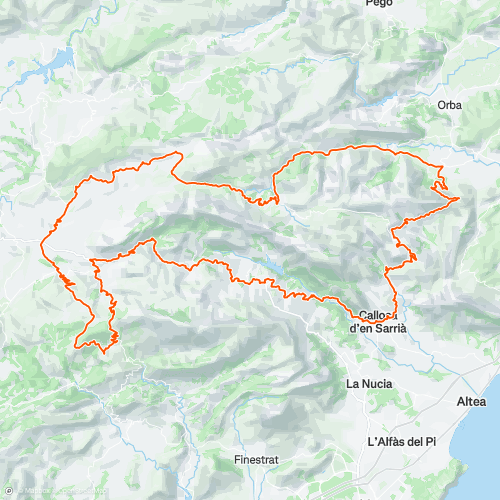 Callosa d'en Sarria | 127.6 km Road Cycling Route on Strava