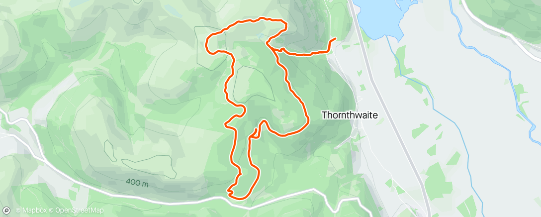 Map of the activity, CFR Club Run with a recce of Lord's Seat route which I probably won't be racing next week.  Fun though.