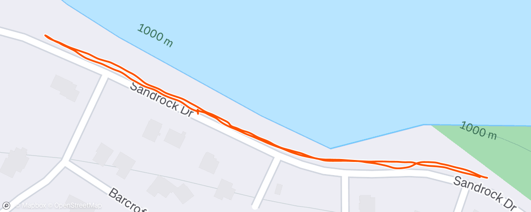 Map of the activity, Morning Walk