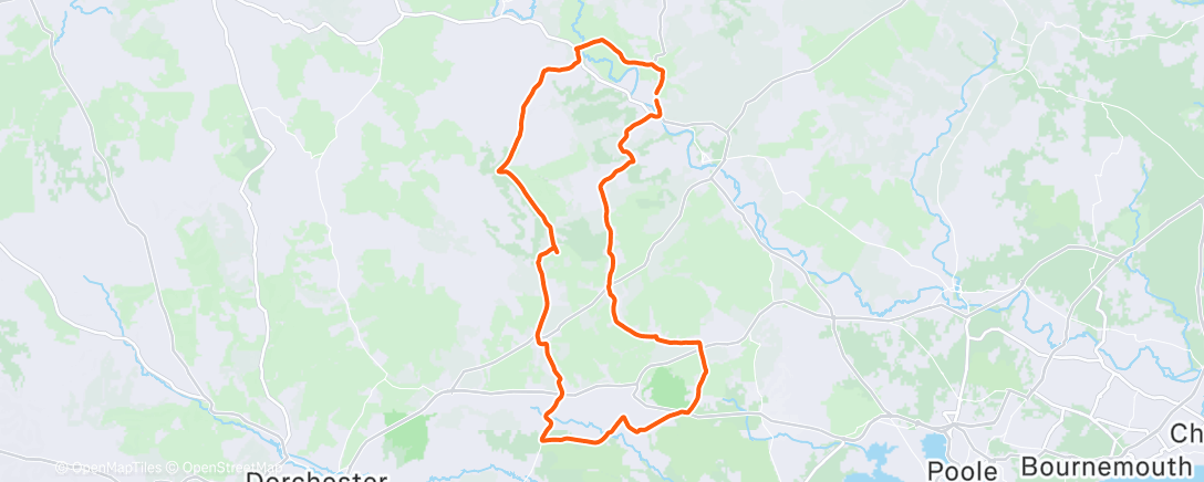 Map of the activity, Morning Ride