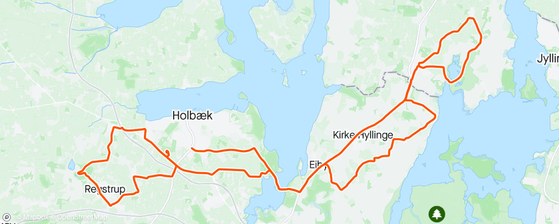 Map of the activity, HCS Træning