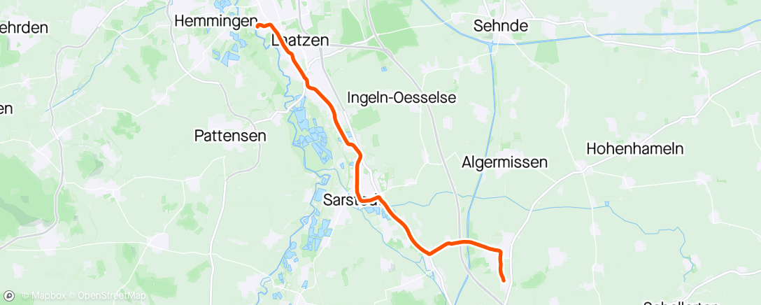 Map of the activity, Fahrt am Abend 🥰 | GRVL