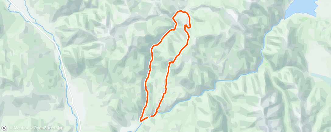 Map of the activity, Dr. 1 downed tree on lower bonus jedi