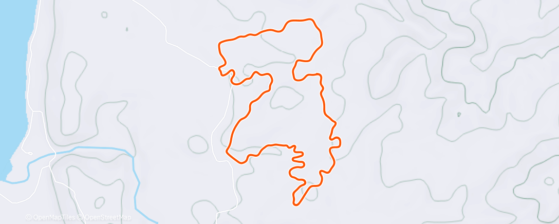 Map of the activity, Zwift - Fitness Builder on Kappa Quest Reverse in Makuri Islands