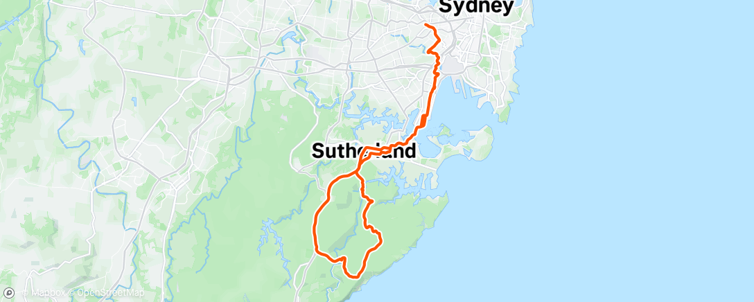 Map of the activity, Morning Ride