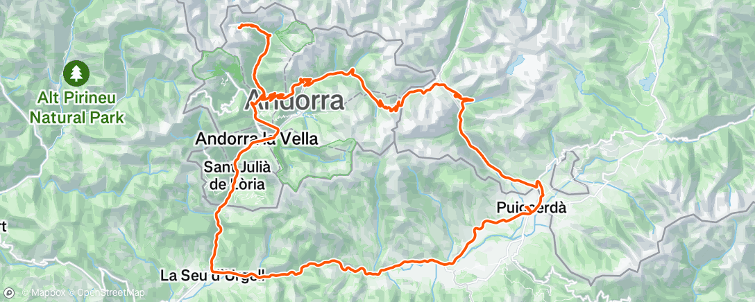 Map of the activity, Morning Ride