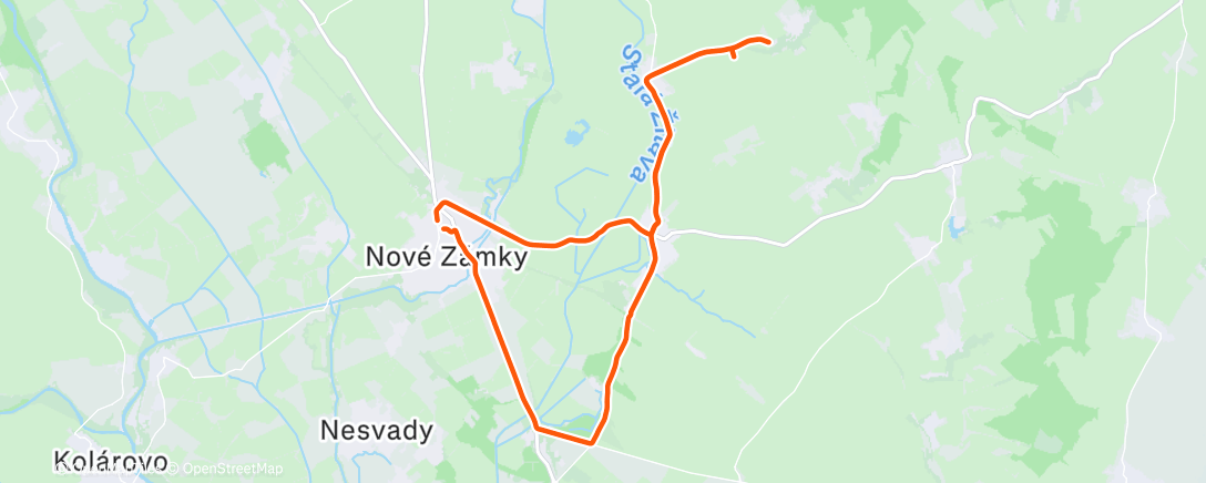 Map of the activity, Morning Ride
