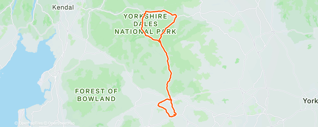 Mapa de la actividad (Morning Ride)