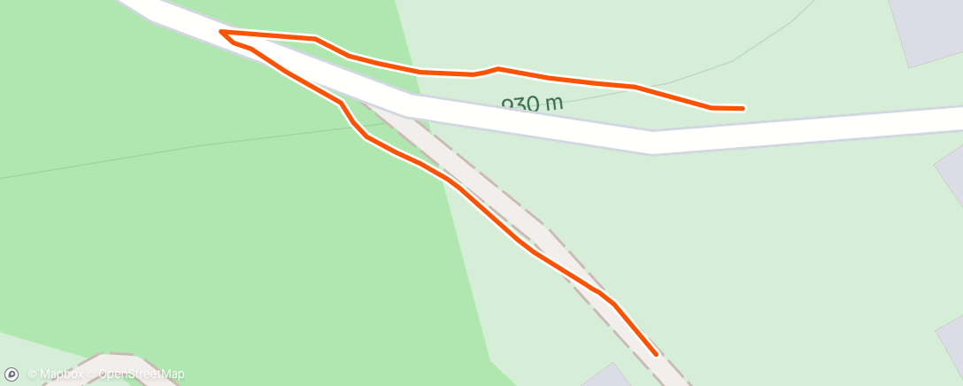 Map of the activity, Morning Walk