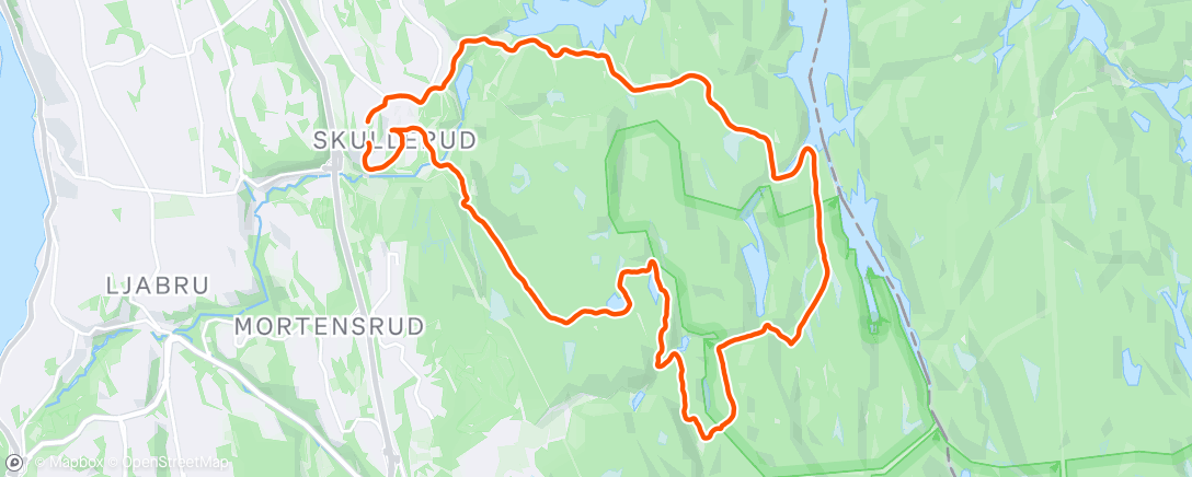 Map of the activity, Fin runde på barfrosten med bra selskap ☺️💙