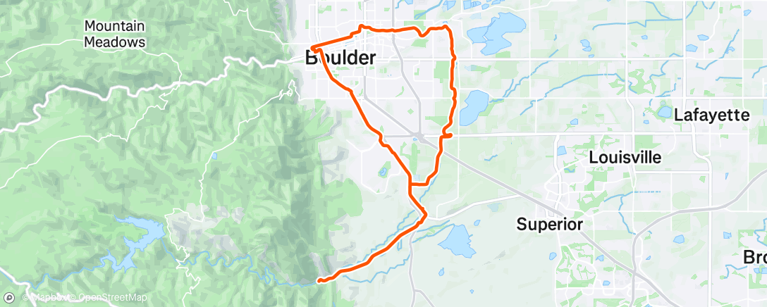 Map of the activity, Eldo-Commuter Miles-Bobo