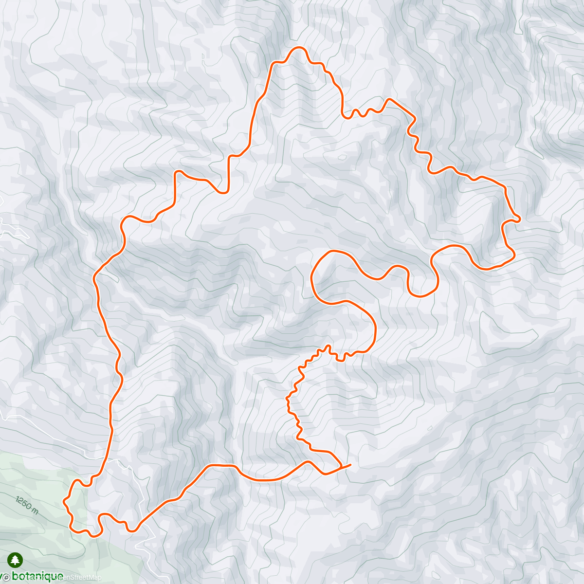 Map of the activity, Zwift - Taper tabatta in France
