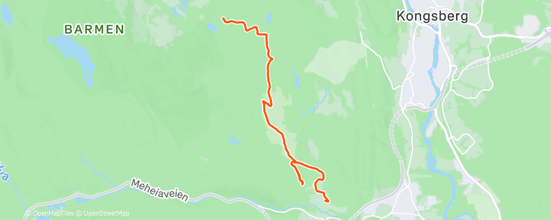 Map of the activity, Intervall hufsing til Sachsen med solid gjeng🚂