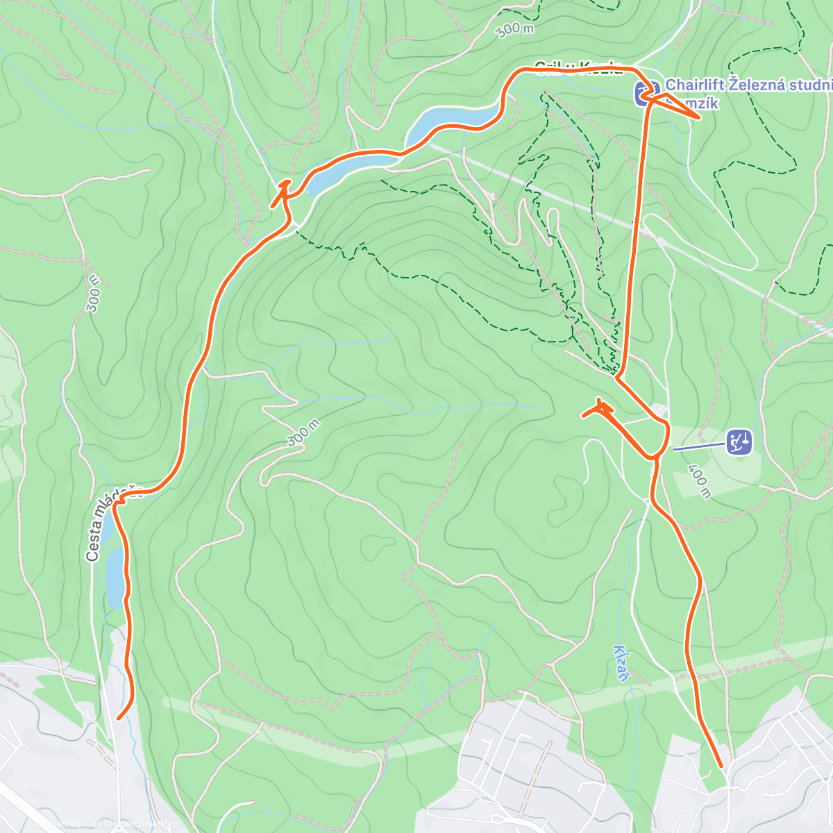 Карта физической активности (Bufetová špacírka)