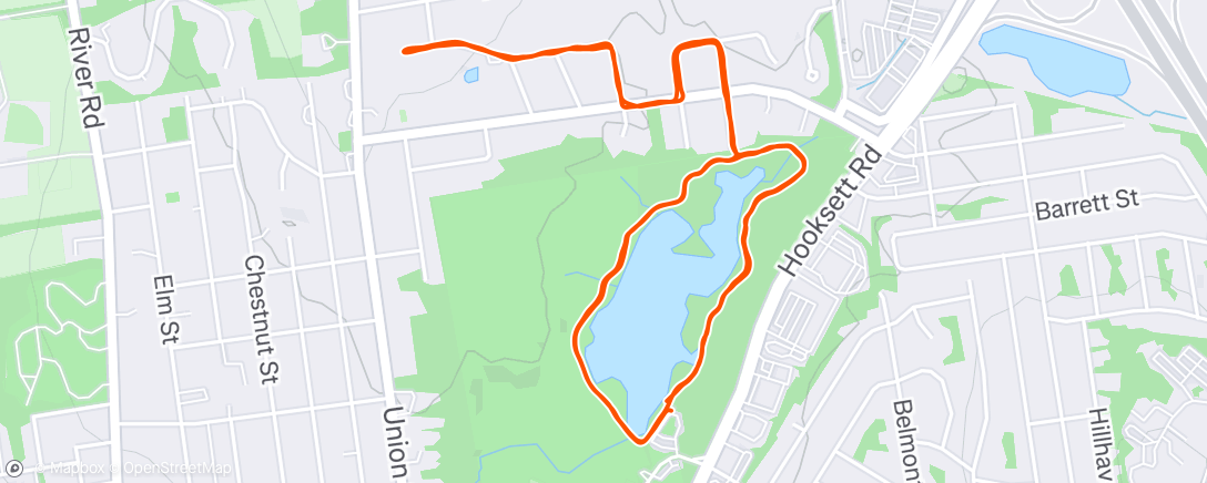 Map of the activity, Shakeout