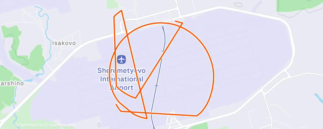 Map of the activity, Afternoon Walk