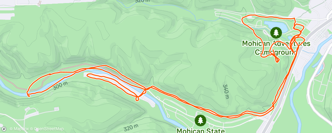 Map of the activity, Rolling Around Exploring