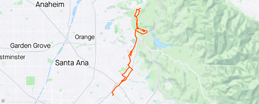 Map of the activity, Peter’s, Irvine Regional park and Santiago oaks AIR9 time!