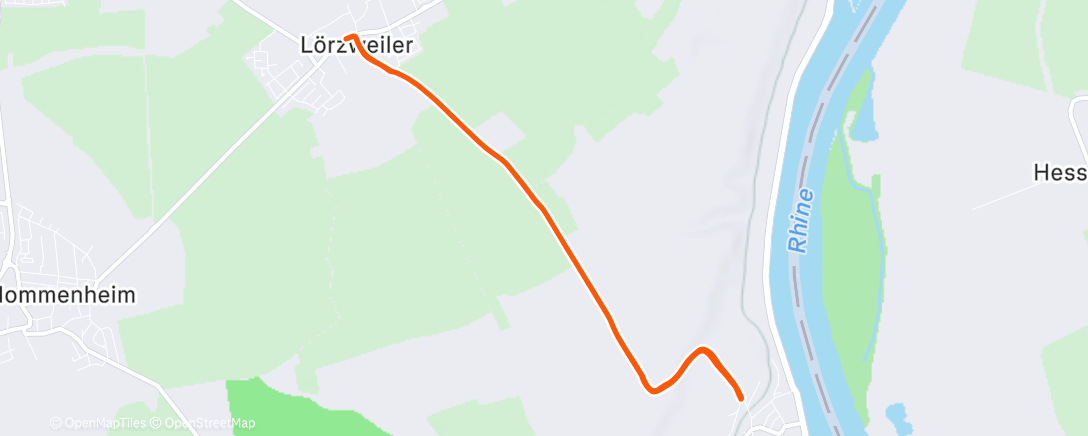 Map of the activity, Taunustaler X-Mas HM Battle. Kurz was gegen den Kalorien Overkill tun