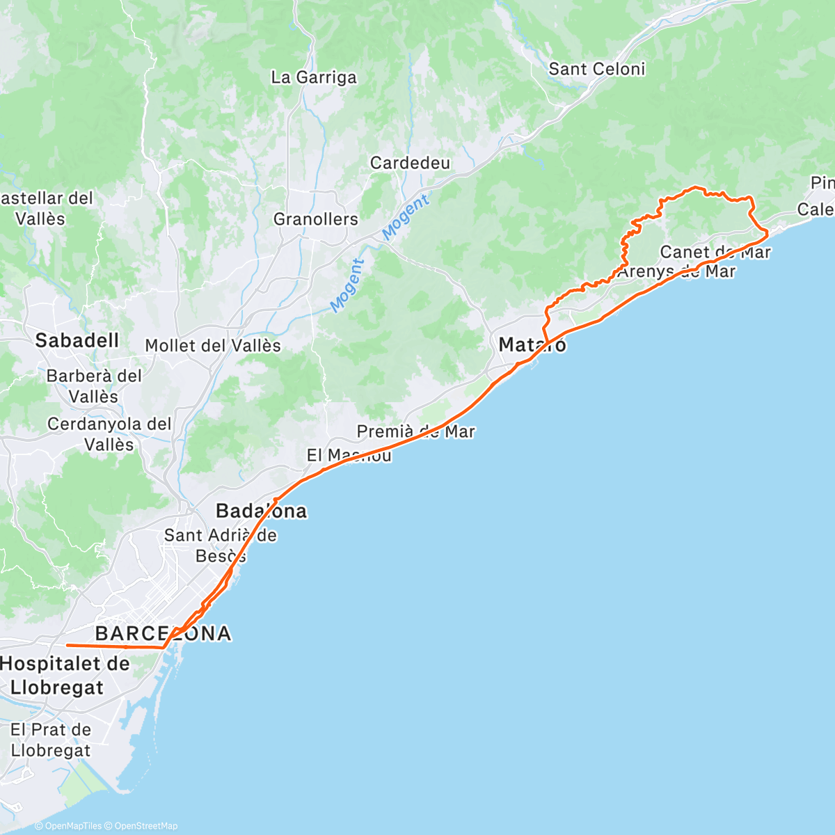 Map of the activity, High wtfs/min