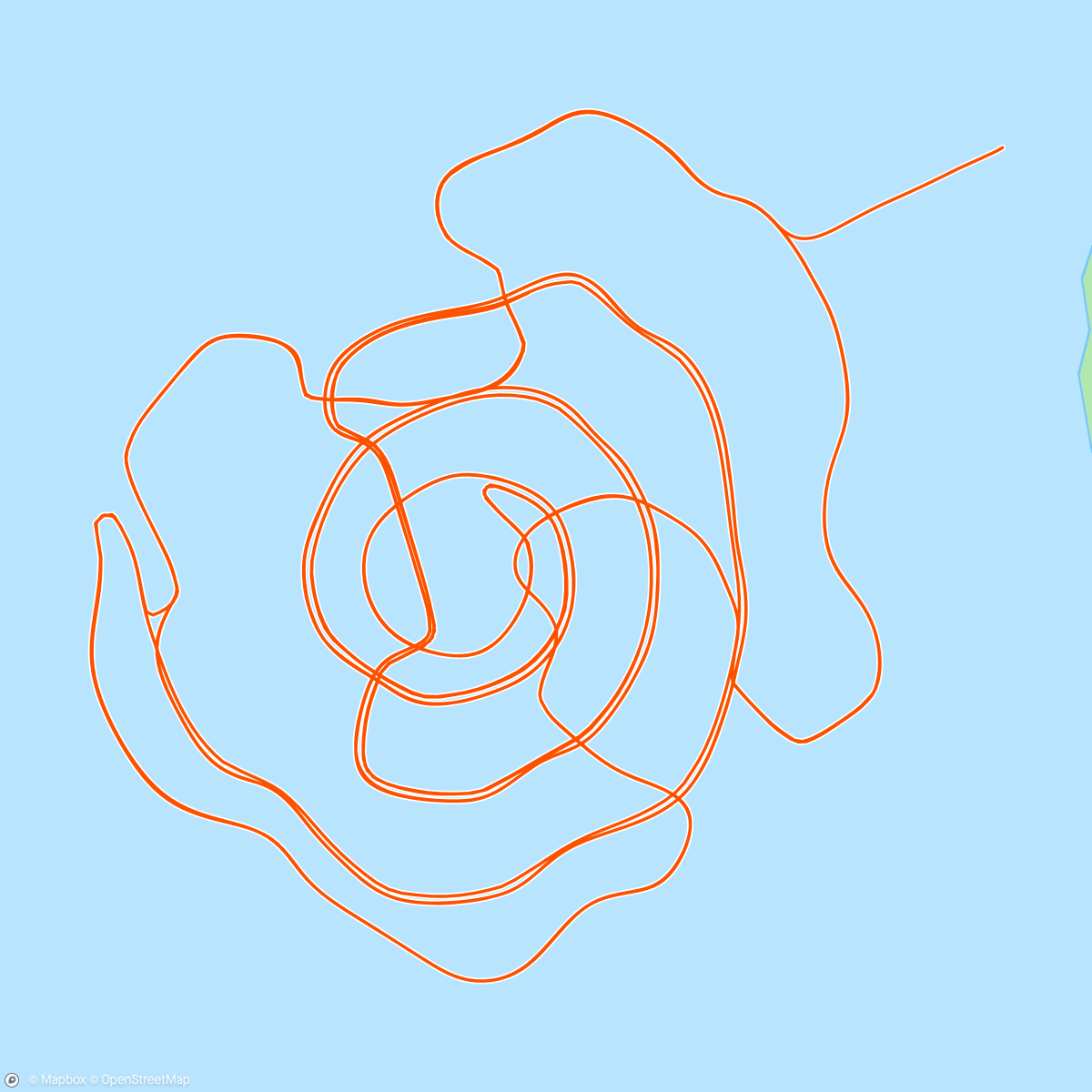 Map of the activity, Zwift - Watopia