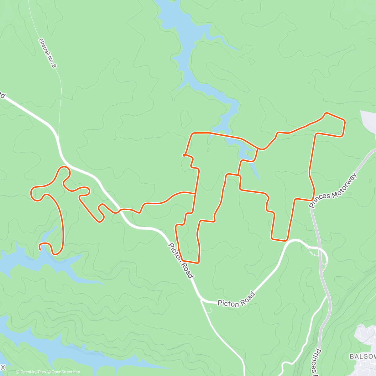 Map of the activity, SRC - Women Qualifier Race 1