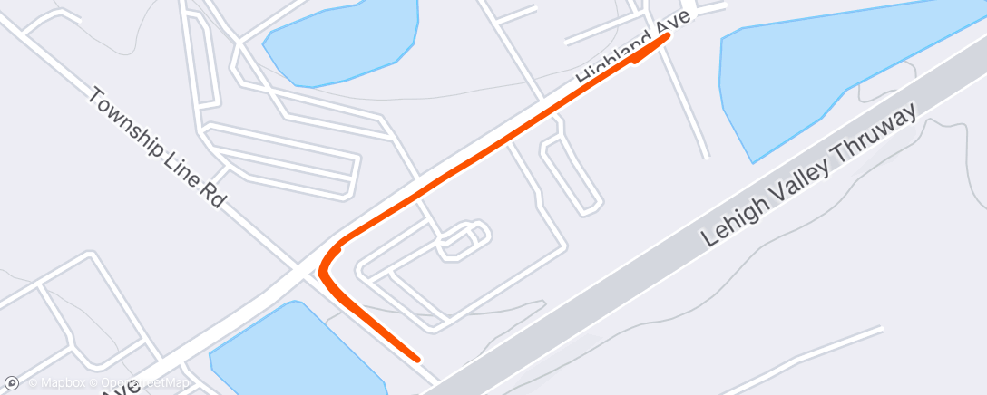 Map of the activity, Lunch Walk