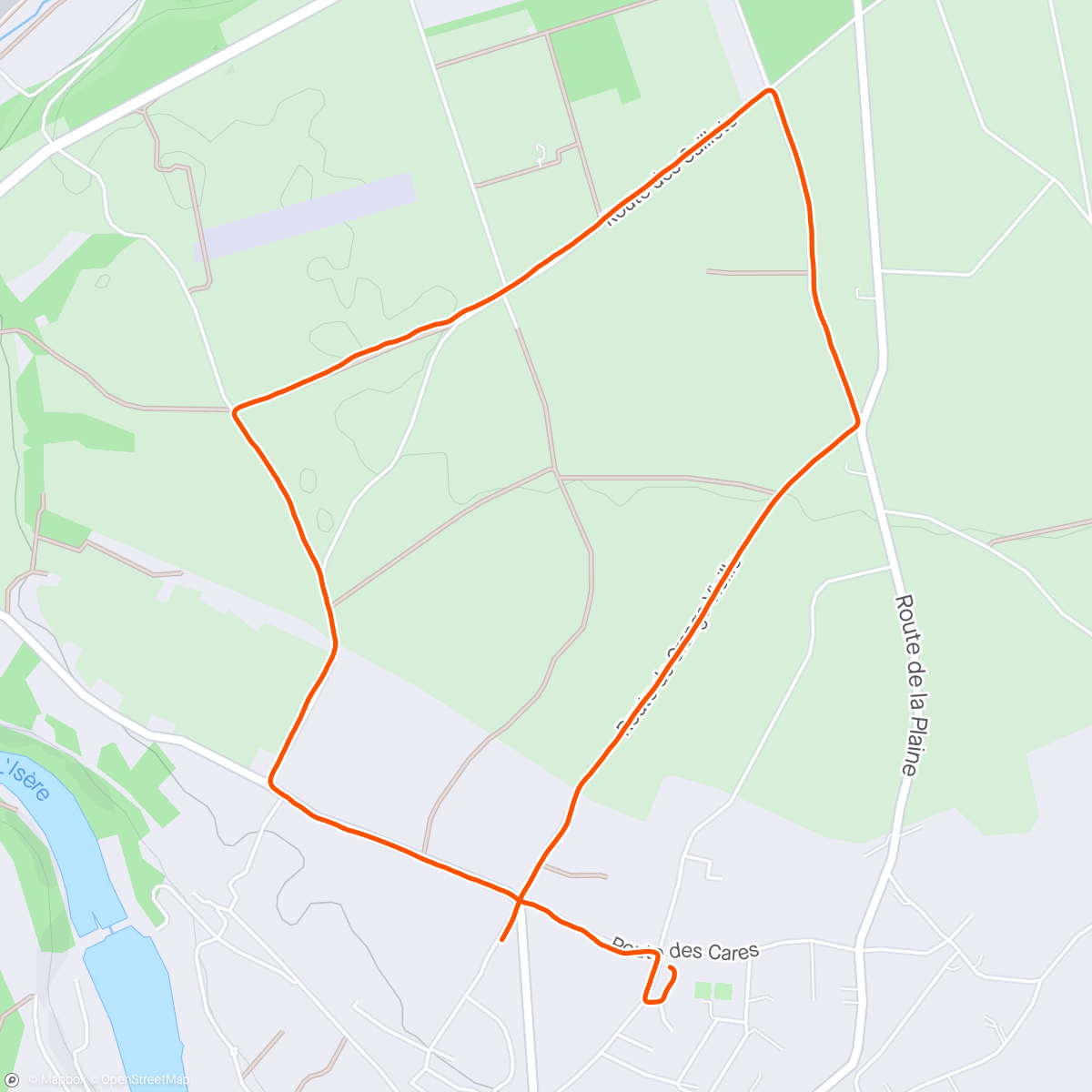 Map of the activity, Footing