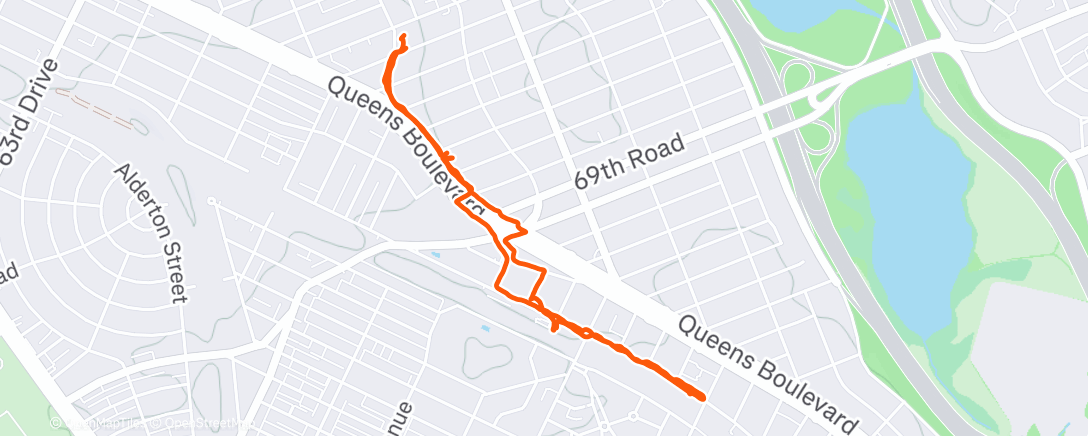 Map of the activity, Afternoon Walk